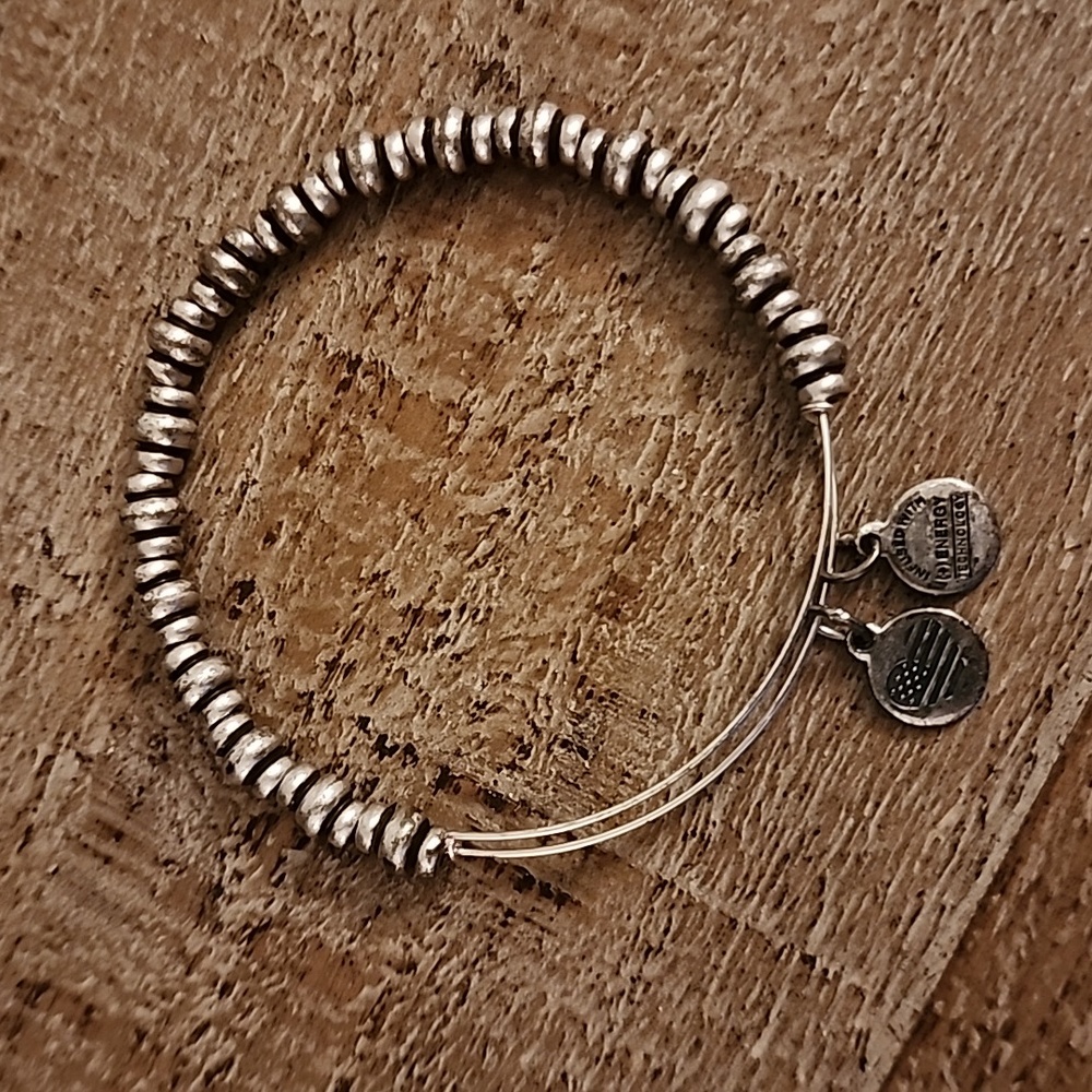 Alex and Ani Nile Bangle Bracelet, Silver